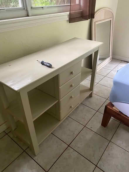Photo of free Wooden dressers, mirror and shelf (Locks and Kanner Stuart) #3