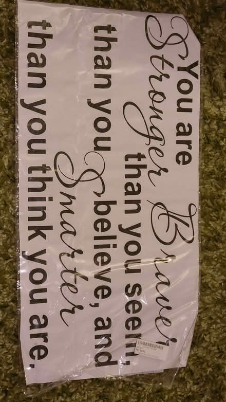 Photo of free New Wall sticker (Curbridge OX29) #1