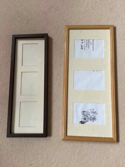 Photo of free 2 x picture frames (Horndean PO8) #1