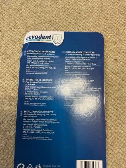 Photo of free Nevadent electric toothbrush heads x8 (Leckhampton GL53) #2