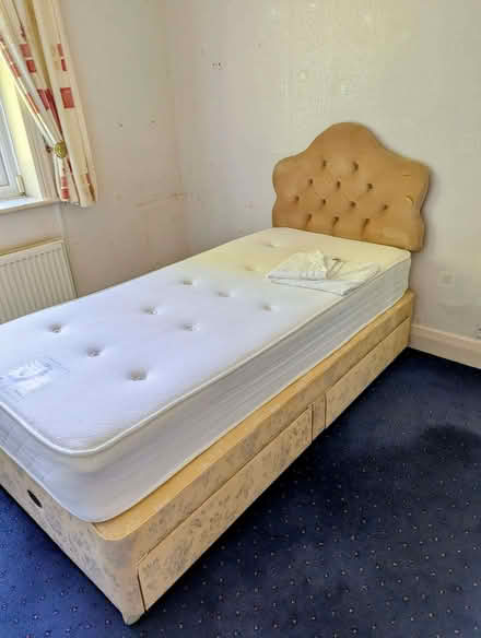 Photo of free Single divan bed and mattress on with drawers in base. (Leeds LS13) #1