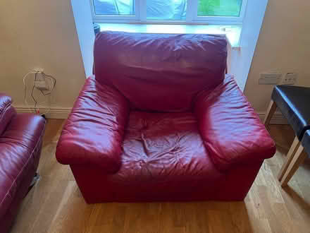 Photo of free Single leather seat (Sallins) #1