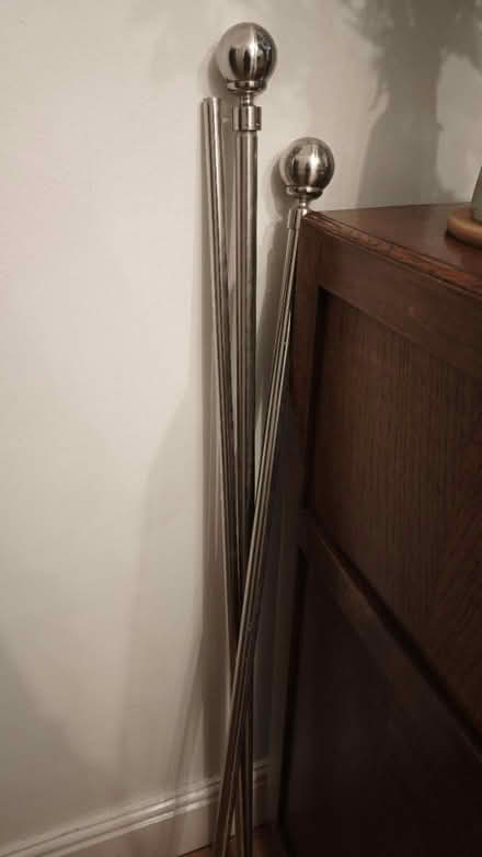 Photo of free Dark brown curtains & poles (Mapperley NG3) #3
