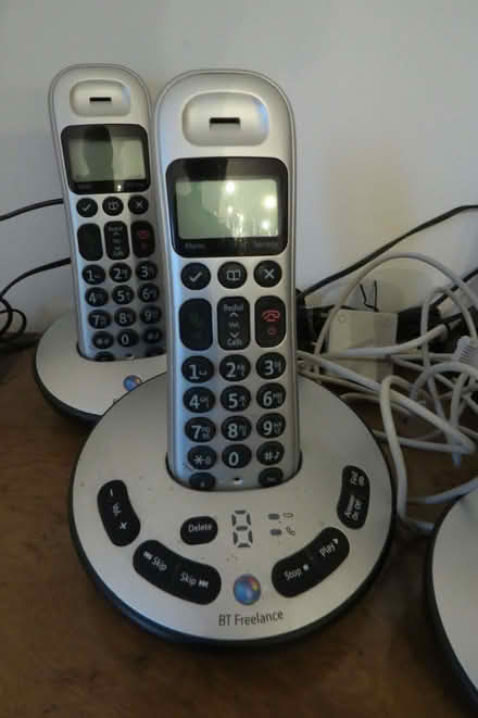 Photo of free Telephone with answerphone and 4 handsets (Wetherby LS22) #2