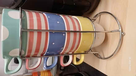 Photo of free 5 coffee mugs in a stand .M&S (HP3) #1