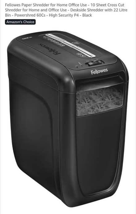 Photo of free Fellowes paper shredder (Petts Wood, BR5) #2