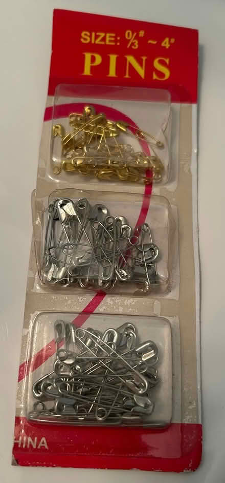 Photo of free Safety Pins - Last Chance (Erin Mills) #1