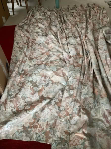 Photo of free 2 large lined curtains (CT2) #1