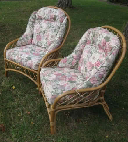 Photo of free Pair of cane armchairs (Halesworth IP19) #3