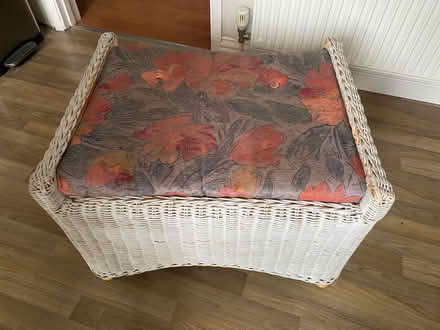 Photo of free Wicker foot stool (Fleet GU51) #1