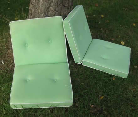 Photo of free Pair of green folding cushions (Halesworth IP19) #1