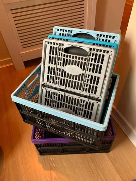 Photo of free Plastic fold up crates (Crawley RH10) #1