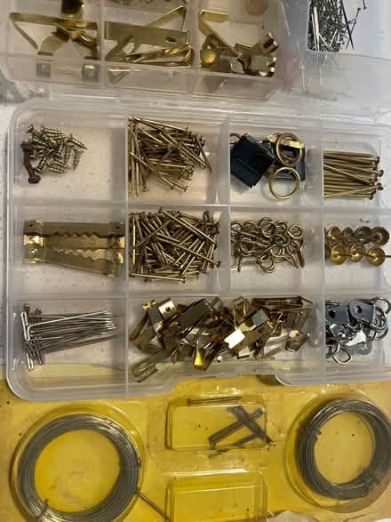 Photo of free Mixed lot - picture hooks, wire, pins etc. (Loughton MK5) #3