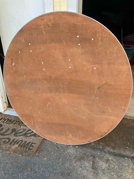 Photo of free 5 ft Round Table (Woburn) #1