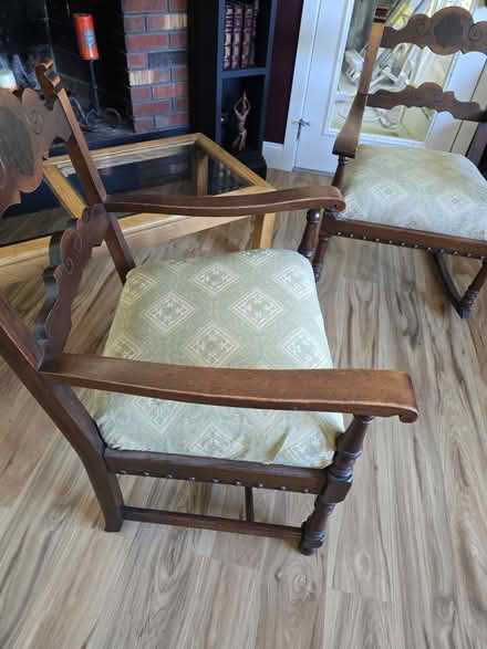Photo of free Two chairs (one a rocking chair) (Parsippany) #3