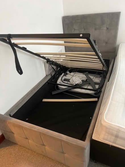 Photo of free Single bed with storage (Oxford) #2