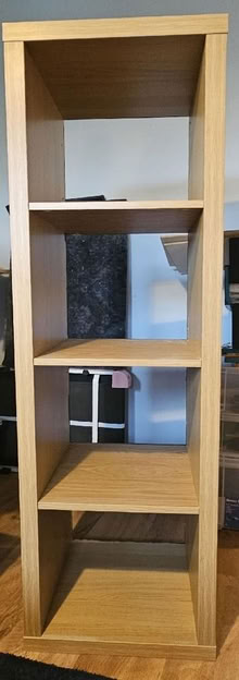 Photo of free Ikea Kallax unit 4x1 (Mill End WD3) #2