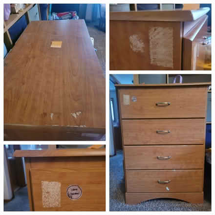 Photo of free 4 drawer, pressboard dresser (Maplewood, Mn) #1