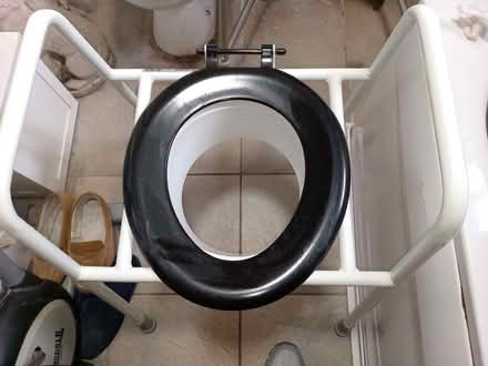 Photo of free Toilet Seat Raiser with Surrounding Bars (Buckley CH7) #2