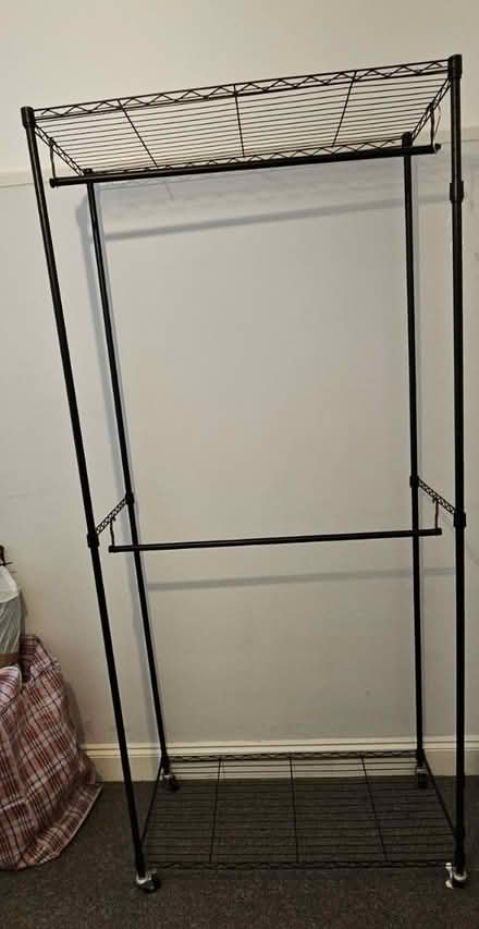 Photo of free Metal Storage Rack w 2 hanging rods (Petts Wood, BR5) #1