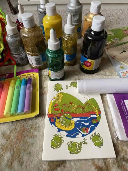 Photo of free crafts, paint, pipe cleaners etc (New Marston OX3) #1
