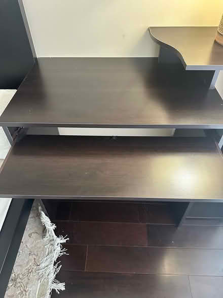 Photo of free Dark brown wooden desk (V6z) #1