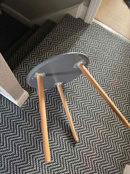 Photo of free Small grey table (Bishop Auckland DL14) #3