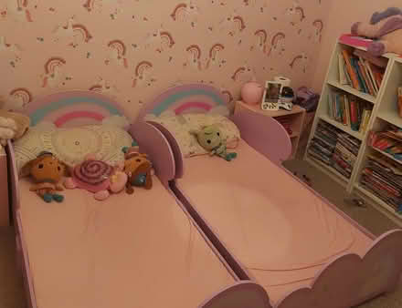 Photo of free Two Toddler Unicorn Beds (Grangemouth FK3) #2