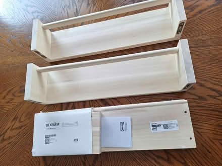 Photo of free Small wooden shelves (Wellesbourne, CV35) #1