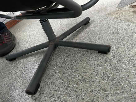 Photo of free Black faux leather chair (East Hagbourne, OX11) #3
