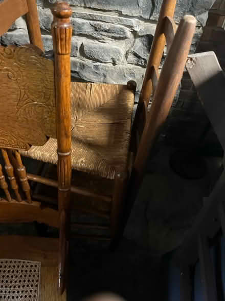Photo of free Ladderback chairs- variety (Kingston, NY) #1