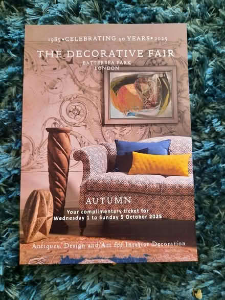 Photo of free The decorative fair free ticket (Morden SM4) #1