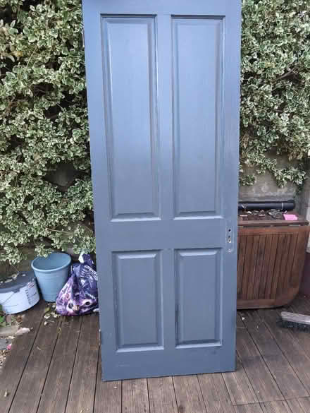Photo of free 4 panel wood door (Bear Flat, Bath BA24) #2