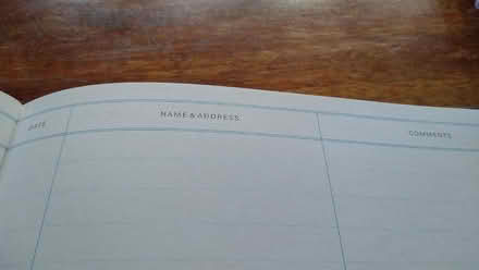 Photo of free Visitors book (Risinghurst OX3) #3