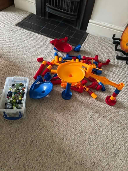 Photo of free Marble run and large box marbles (Hebden Bridge) #1