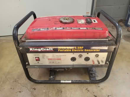 Photo of free 6.5 hp generator (North Beach) #1