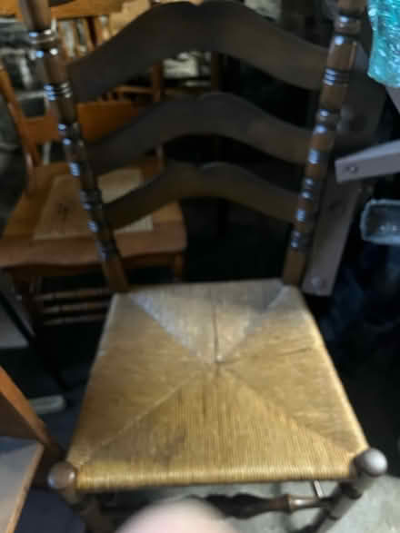 Photo of free Ladderback chairs- variety (Kingston, NY) #4