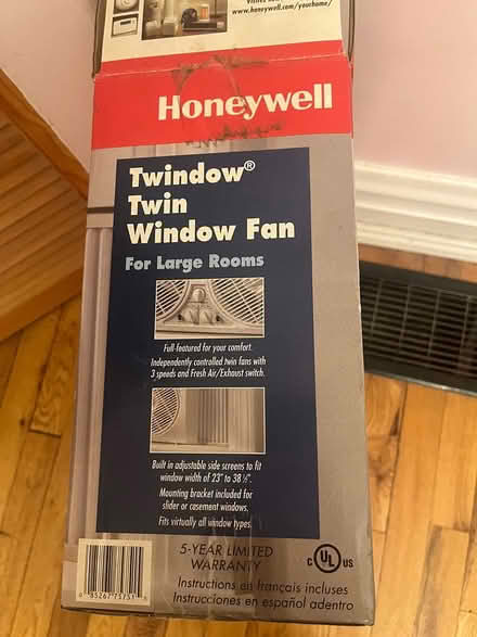 Photo of free Twin window fan (Hintonburg) #2