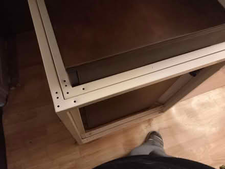 Photo of free Large white desk (Drumcondra) #2