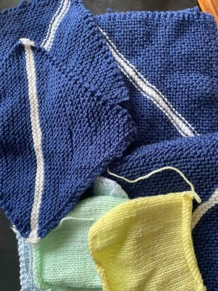 Photo of free Knitted squares (Belmont SM5) #1