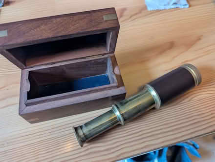 Photo of free Boxed brass telescope (Abraham Heights LA1) #3