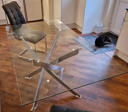 Photo of free Glass table & 4 chairs (Tern Hill) #2