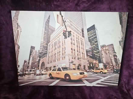 Photo of free New York taxi canvas (SY11) #1