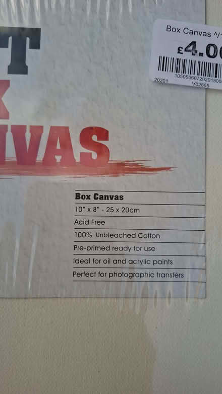Photo of free Box Canvases 2 sizes (Caversham RG4) #1