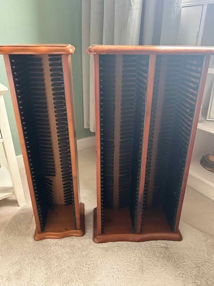 Photo of free Two wooden CD Storage Units (Colinton Mains EH13) #1