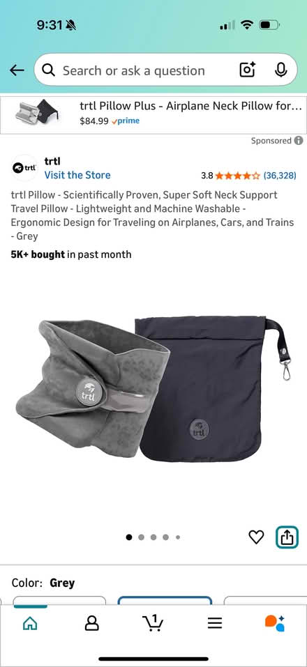 Photo of free Trtl travel pillow (Logan Square) #3