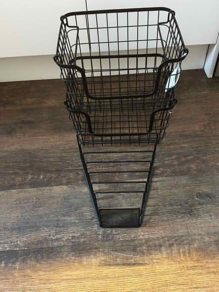 Photo of free Metal Storage Baskets (Bangor-on-Dee LL13) #2
