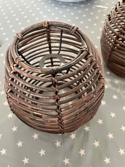 Photo of free 2 x wicker lampshades (Brighton BN2 6) #3