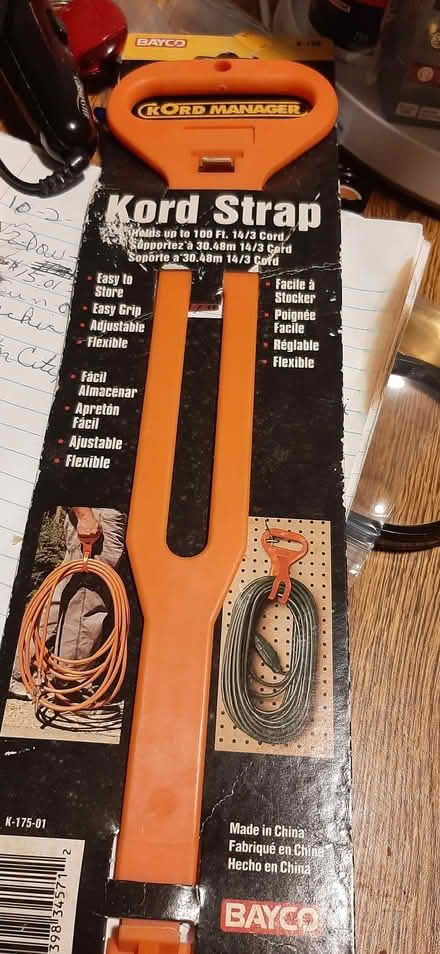 Photo of free Cord strap (Farmington Hills) #1