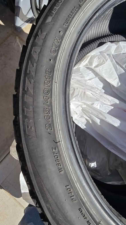 Photo of free Bridgestone Blizzak Winter Tires (Collindale) #3